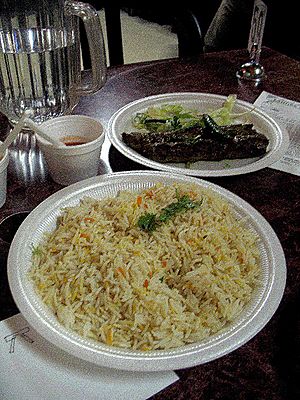 Lahore Tikka House (2) - Plain Rice and Lahori Lamb Kabab, Take Two