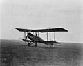 Landing in a B.e. 12 A.e. Plane, Ford Aerodrone, Sussex Q58348