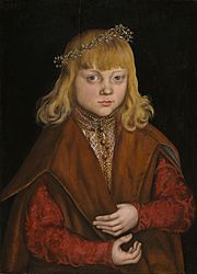 Lucas Cranach d.Ä. - Porträt eines sächsischen Prinzen