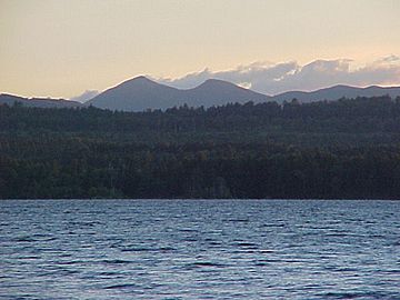 Saddleback Mountain, seen from South Twin Lake to the northeast