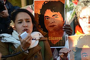 Manifestación Berta Cáceres-OAS 5 de abril de 2016 (1)