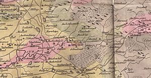 Map of Auchinleck and Cumnock, Circa 1811