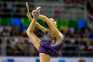 Melitina Staniouta 2016 Olympics Test Event 5