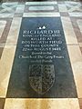 Memorial to King Richard III of England in Leicester Cathedral