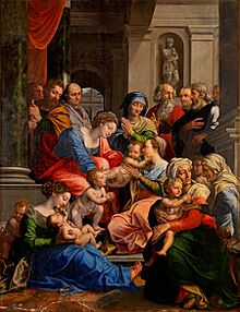 Michiel Coxie - The Holy Kinship