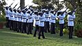 Ninety-six gun salute in Saint Lucia following the Queen's passing