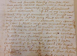 Oct 20, 1692 Cotton Mather letter to his uncle