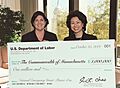 Office of the Secretary - Secretary Elaine Chao with Governor Jane Swift (R-MA) - DPLA - 4e999eabf8c9808afe610c317df1af2c (a)