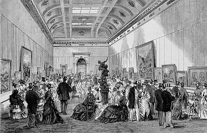 Opening of the new fine arts gallery NGV 1875