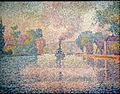 Paul Signac - L'Hirondelle Steamer on the Seine