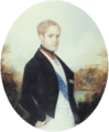 Pedro II of Brazil 1846 by Rugendas