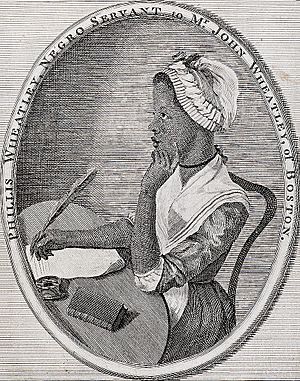 Portrait of Phillis Wheatley, attributed by some scholars to Scipio Moorhead