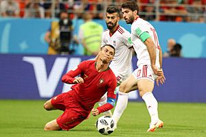 Portugal and Iran match at the FIFA World Cup 2018 10