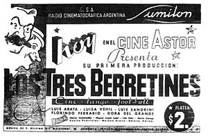 Poster for Los Tres Berretines