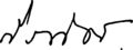 Queen Sirikit Signature