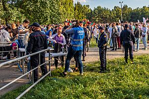 Rally in support of Tsikhanouskaya in Minsk (30 July 2020) - 11