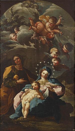 Ramirez arellano-virgen con niño y santa ana