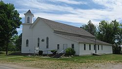 Ray Community Church, on the Indiana side