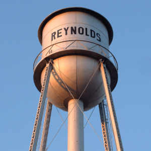 The Reynolds water tower