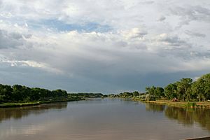 Rio Grande River south of Albuquerque
