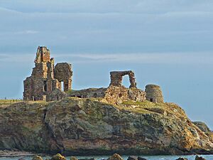 Ruins of Newark Castle, Fife