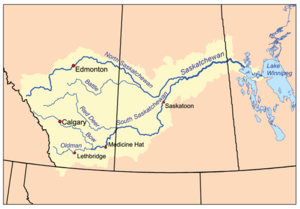 Saskatchewanrivermap