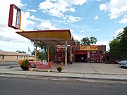 Seligman-Shell Gas Station (Return to the 50s)-1966