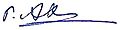 Signature of Professor Gabdulkhay Akhatov