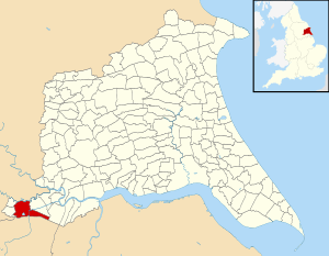 Snaith and Cowick UK parish locator map.svg