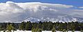 Snow clouds over Kendrick Mountain