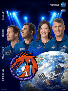 SpaceX Crew-2 Commercial Crew Poster