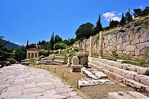 Stoa of the Athenians at Delphi by Joy of Museums