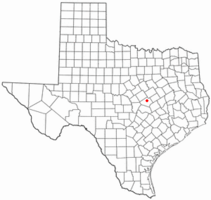 Location of MorgansPointResort, Texas