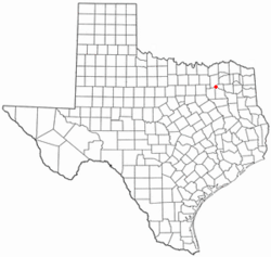 Location of West Tawakoni, Texas