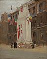 The Cenotaph the Morning of the Peace Procession by Sir William Nicholson