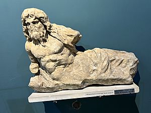 The personification of Vjosë River. Found in Apollonia