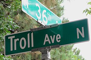 Troll Ave Fremont Seattle USA