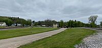 Tunnel City, Wisconsin - looking east away from the CP Rail tunnel