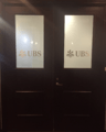 UBS Office Door