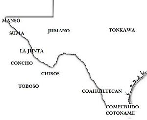 West Texas Indian Tribes -- 1600