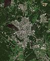 Yekaterinburg City (Russia) and vicinities, satellite image 2017-07-12