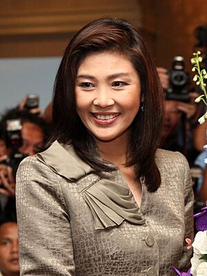 Yingluck Shinawatra at US Embassy, Bangkok, July 2011
