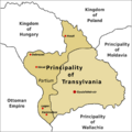 1570 borders of the Principality of Transylvania