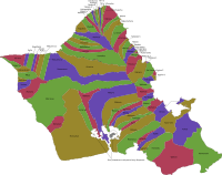 Ahupuaa of Oahu (4-color)
