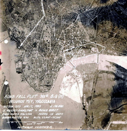 Allied bombardement of Belgrade Apr 17 1944
