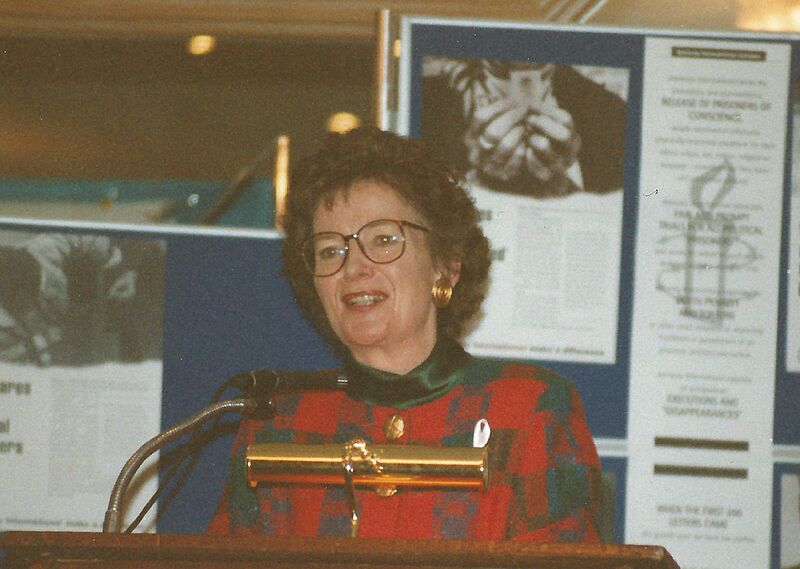 Amnesty International Ireland Conference, Cork, February 1996 (01) (cropped)
