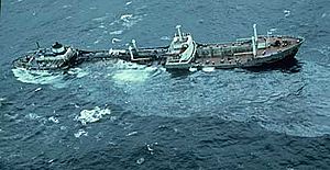Argo Merchant run aground