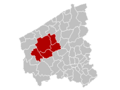 Arrondissement Diksmuide Belgium Map