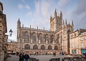 Bath Abbey from the South West