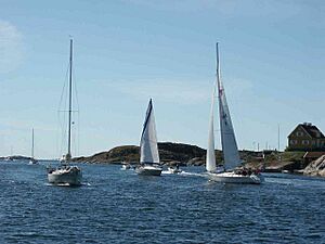 Boats at Kyrkesund, Tjörn, Sweden